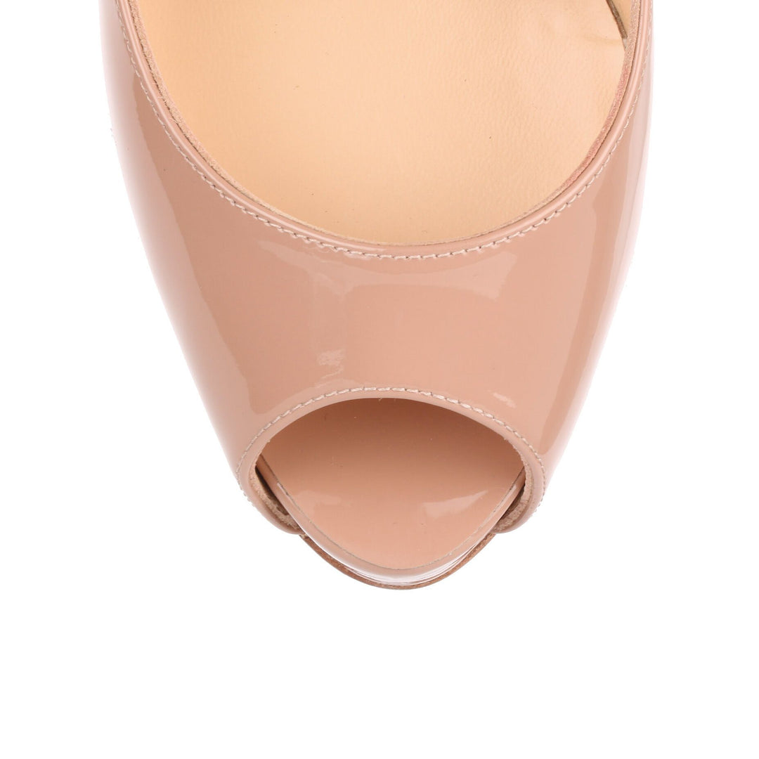 Christian Louboutin | New Very Prive 120 patent nude pump