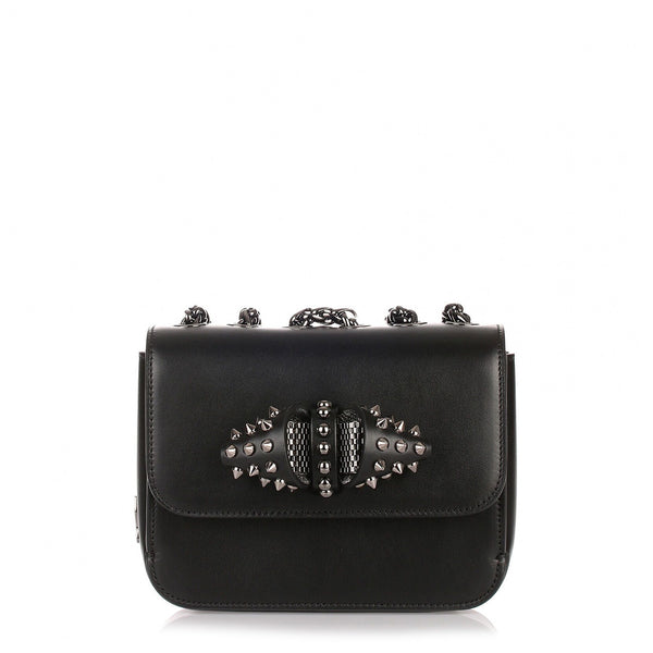 Christian Louboutin | Sweet Charity baby black leather bag