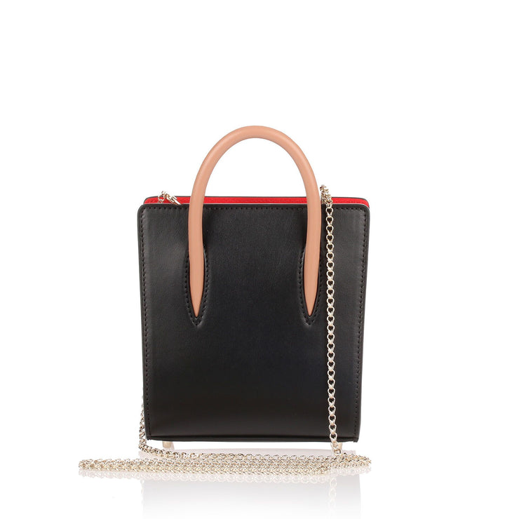Paloma mini - Top handle - Grained calf leather and spikes