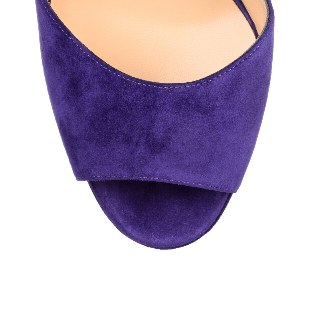Christian Louboutin | Louloudancing 140 purple suede sandal