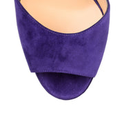 Louloudancing 140 purple suede sandal