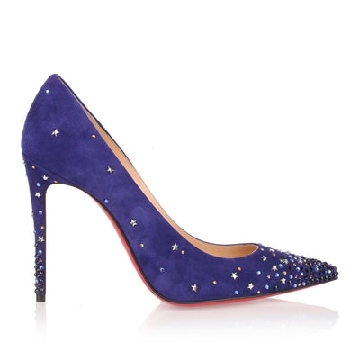 Gravitanita 100 purple suede pump