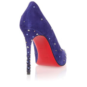 Gravitanita 100 purple suede pump