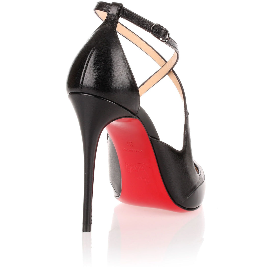 Christian Louboutin | Crissos 100 black leather pump | Savannahs