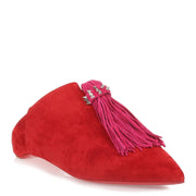 Medinana Flat red suede slipper