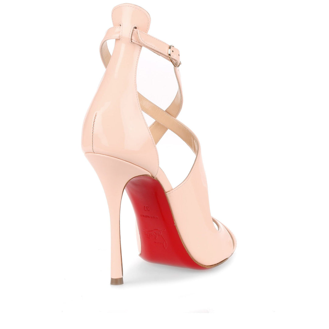 Red Bottoms Mulas Christian Louboutin Marmela Mujer Rosas