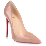 CHRISTIAN LOUBOUTIN Patent So Kate 120 Pumps 40 Nude 156310
