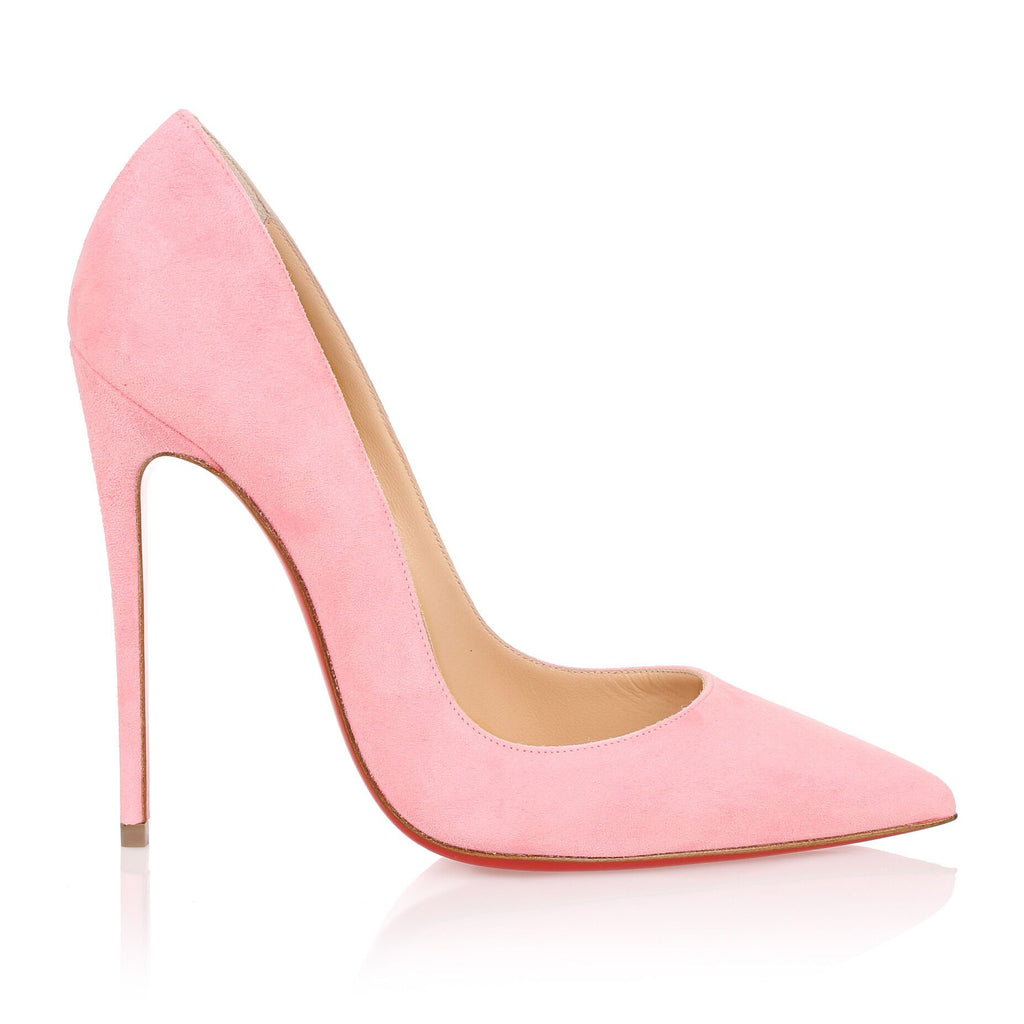 Christian Louboutin So Kate 120 pink suede pump Savannahs