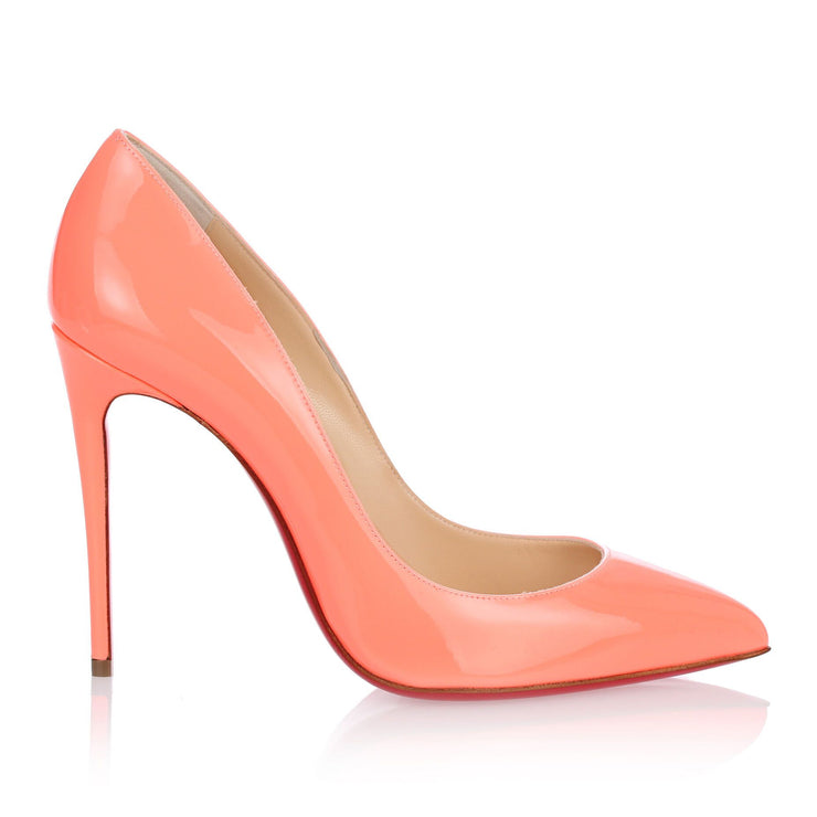 Pigalle Follies 100 patent flamingo pump