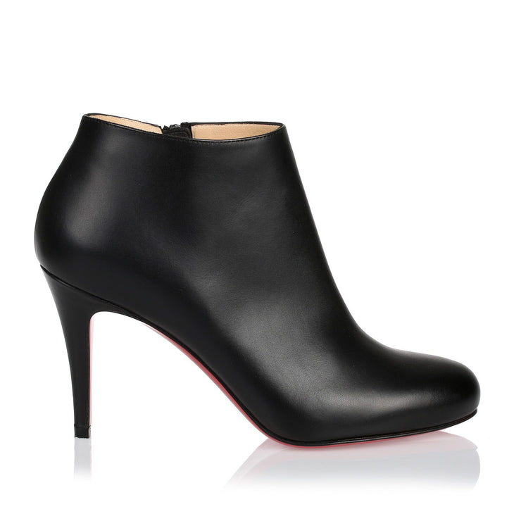 Christian | Belle 85 black leather ankle boot |