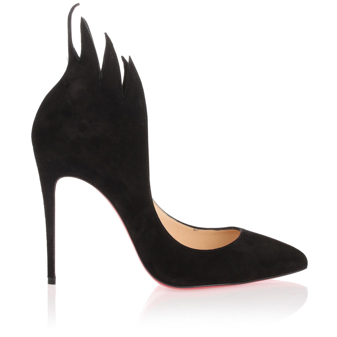 Christian Louboutin ブラック スエード パンプス38 Christian Louboutin スエードパンプス 38 8022a31dc55d44f287df0c82694728