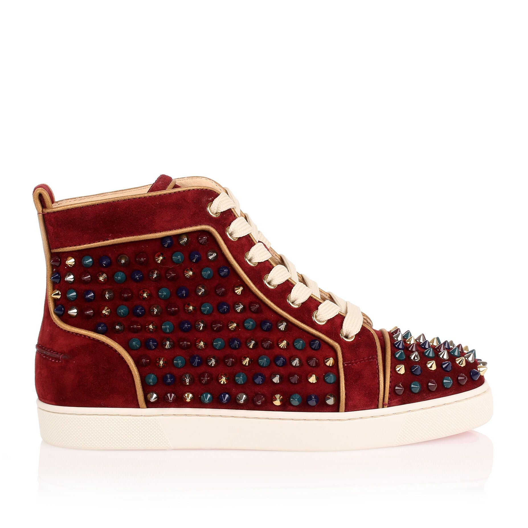 ChristianLouboutinハイトップスニーカー LouisSpikes スエード CL11240S-3161260-Christian-