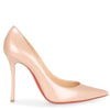 Decoltish 100 pearlised beige patent pump