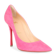 Decoltish 100 pink suede pump