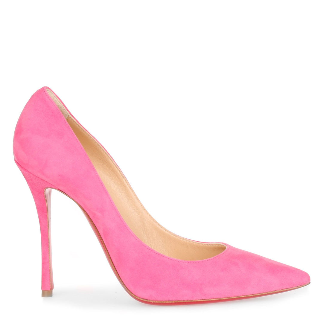 Christian Louboutin Decoltish 100 pink suede pump Savannahs