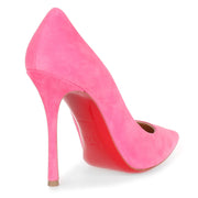 Decoltish 100 pink suede pump