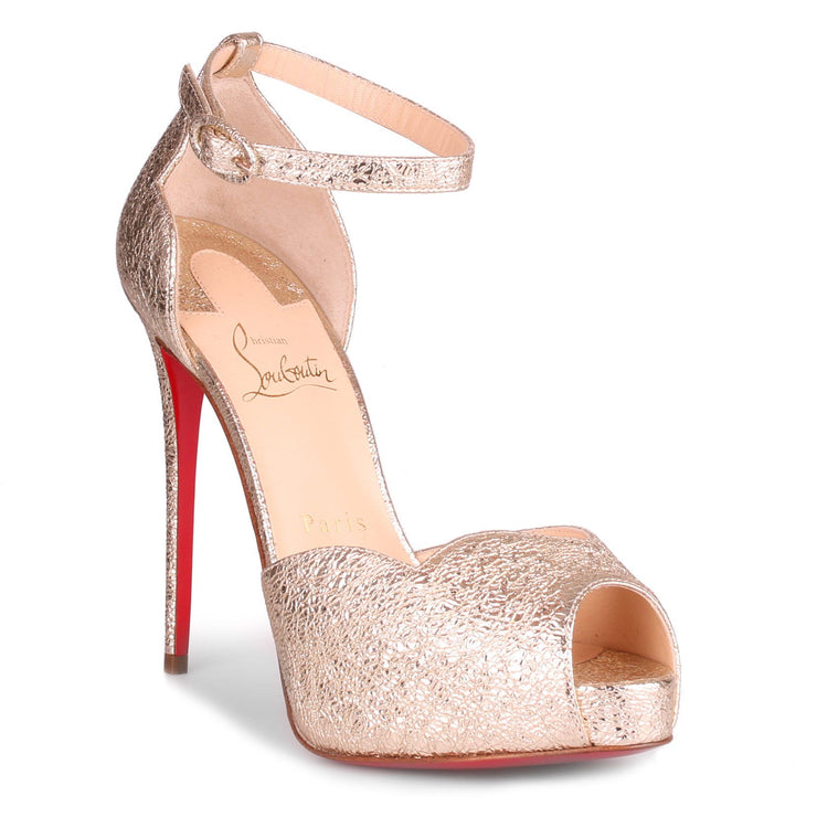 Christian Louboutin | Aketata 120 metallic platform sandal | Savannahs