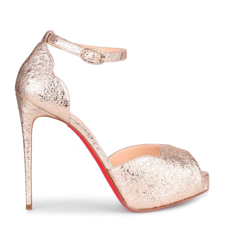 Christian Louboutin | Aketata 120 metallic platform sandal | Savannahs