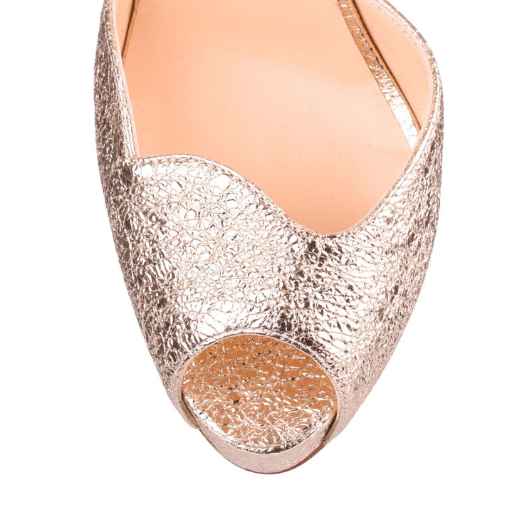 Aketata 120 metallic platform sandal