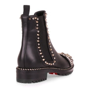 Chasse a Clou black leather boot
