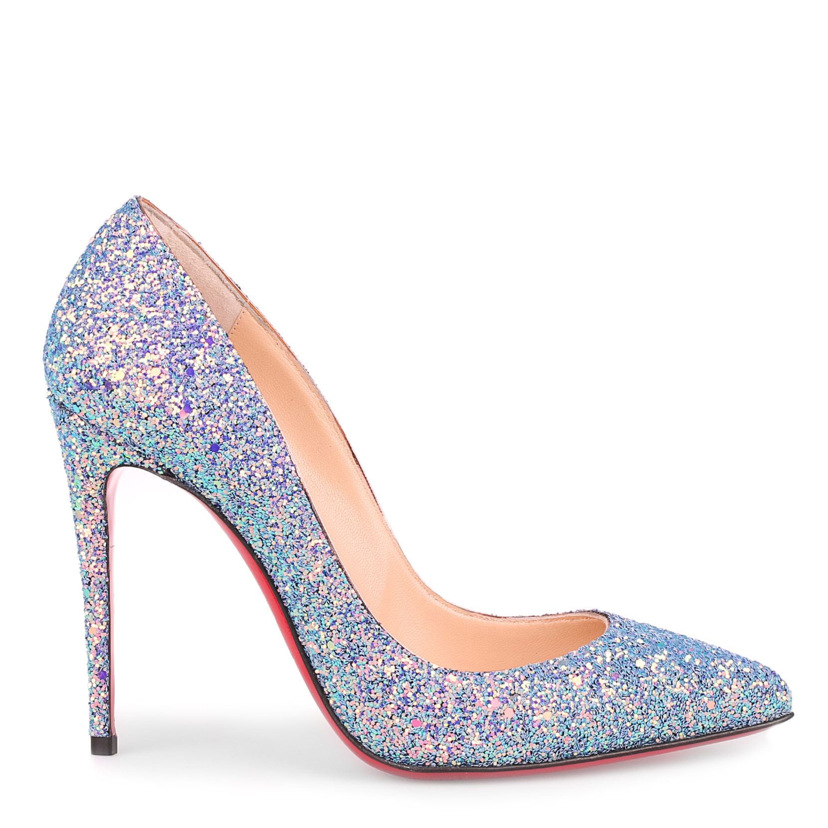 靴 PIGALLE FOLLIES 100 GLITTER/RUBAN MET CL11319S-3170640-Christian-