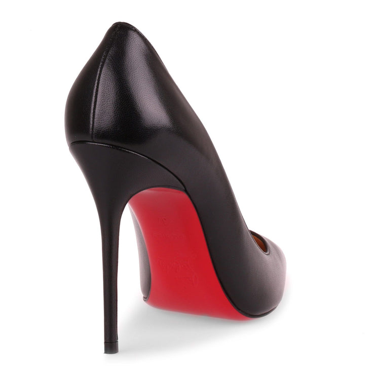 Christian Louboutin Decollete 100 black leather pump Savannahs