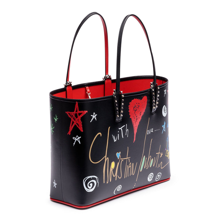 Cabata leather tote Christian Louboutin Black in Leather - 35272128