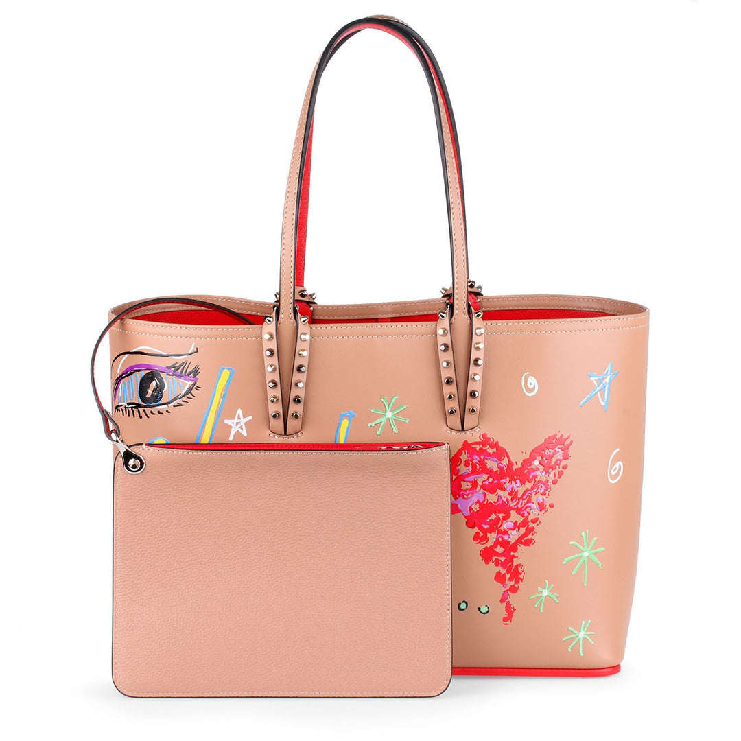 ショルダーバッグ・ポシェット CHRISTIAN LOUBOUTIN Cabata leather shoulder bag with studs Cabata leather shoulder bag with studs CHRISTIAN LOUBOUTIN