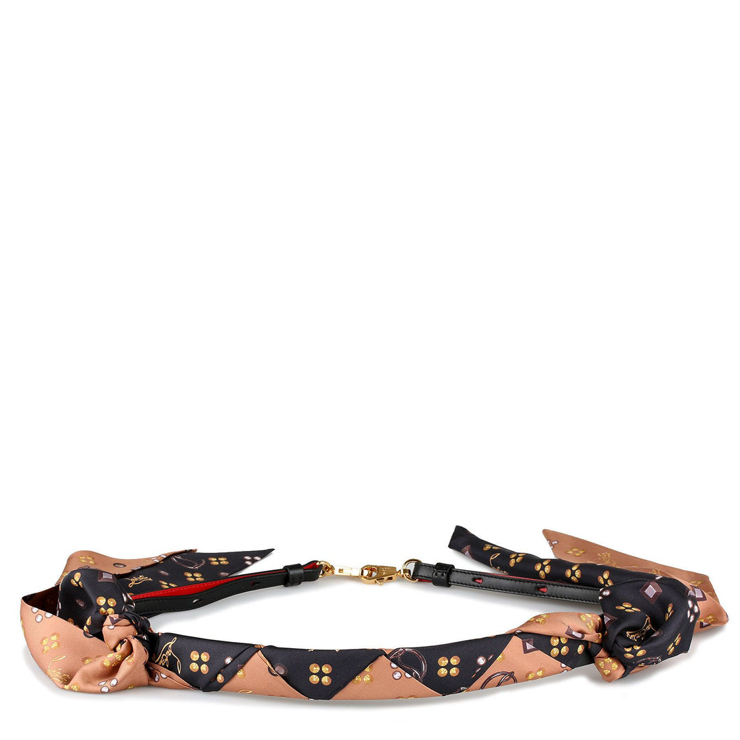 【2024】お歳暮・冬ギフト Artemistrap | Louboutin Christian beige silk loubinthesky 小物