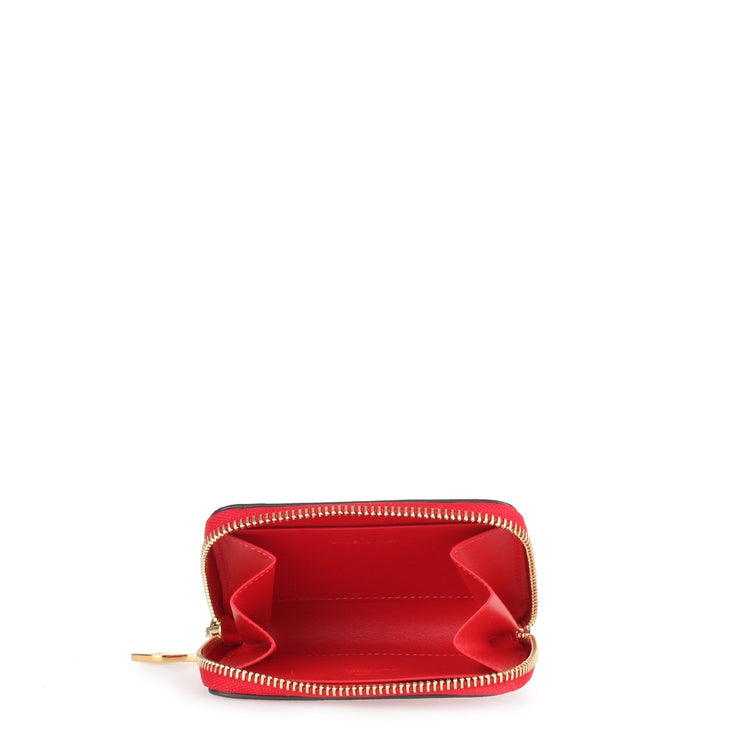 Panettone red leather coin purse
