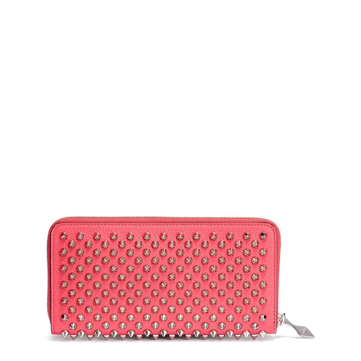 Panettone pink and silver spikes wallet