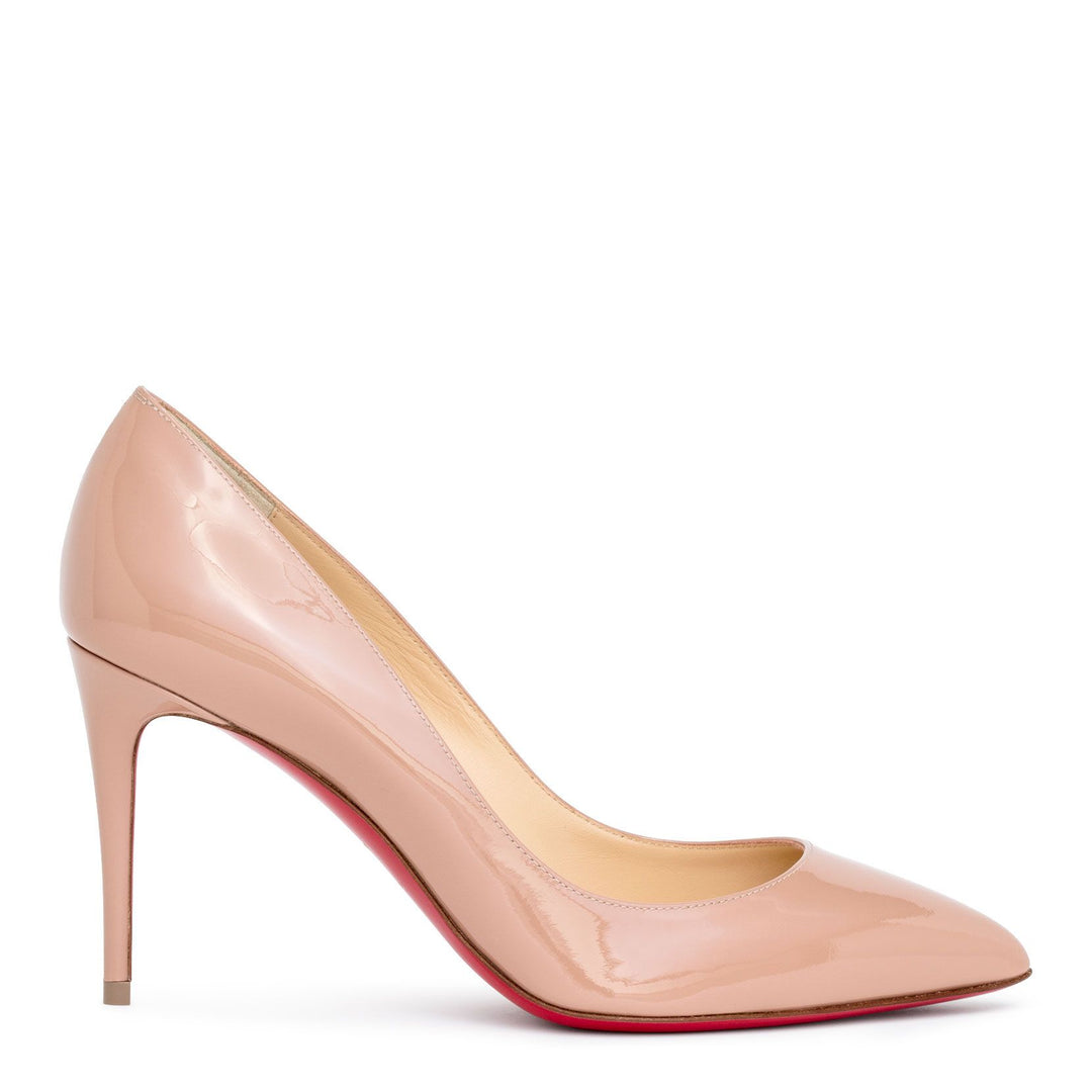 Pigalle Follies 85 beige patent pumps