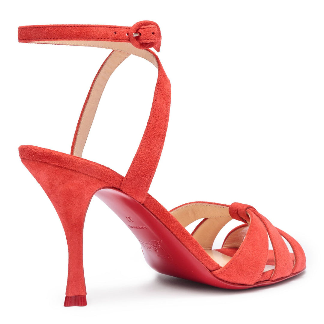 Christian Louboutinパンジー85スウェードサンダル　未使用 Christian Louboutin | Trezuma 85 light red suede sandals | Savannahs