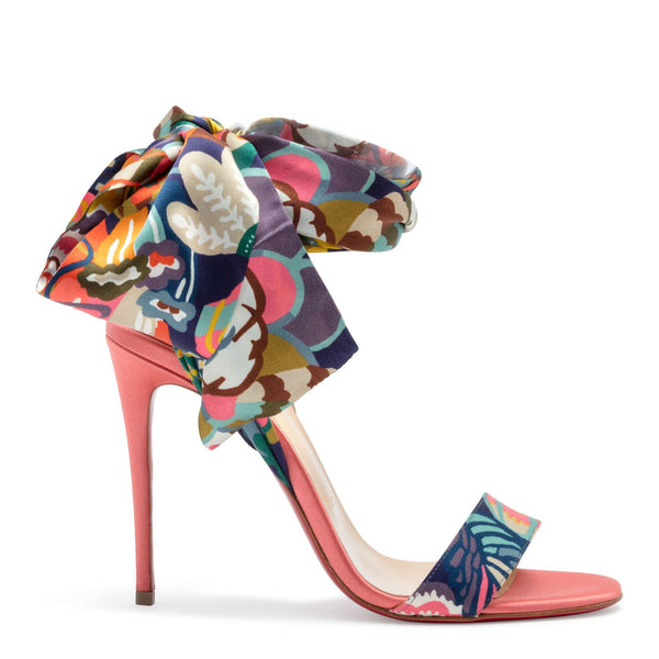 Sandale Du Desert 100 Multicolor Satin Sandals