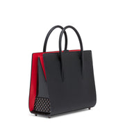 Paloma Black Leather Medium Tote