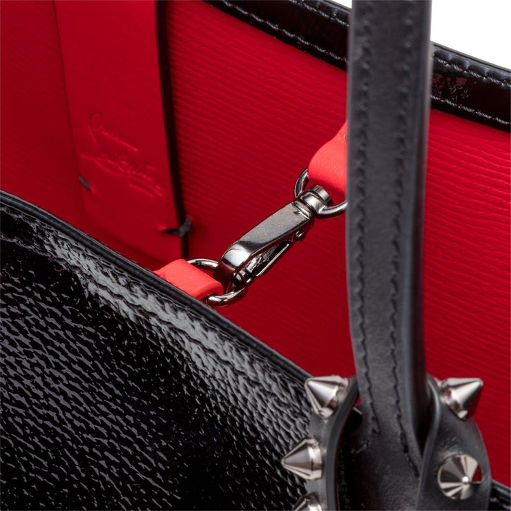 Christian Louboutin Patent Leather Cabata Mini Tote (SHF-K7Q0lt) – LuxeDH
