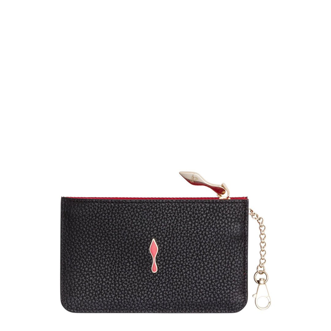 Christian Louboutin | Panettone Black Leather Key Holder | Savannahs