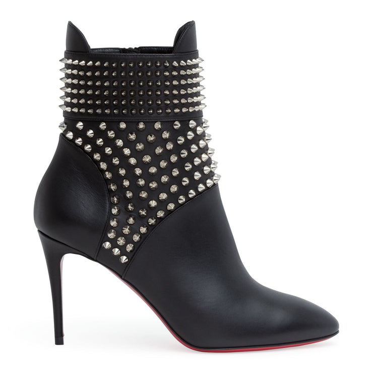 Sonora 85mm studded leather boots - Black