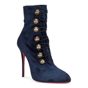 Frenchissima 100 dark blue suede boots