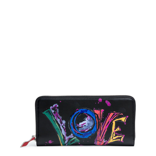 Christian Louboutin | Panettone black love print wallet | Savannahs