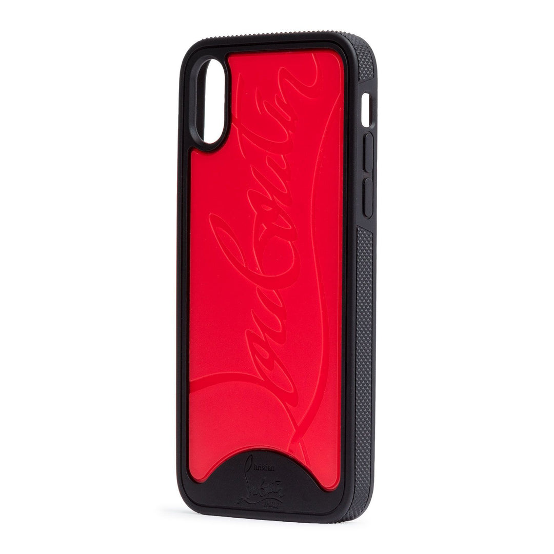 Christian Louboutin Loubiphone iPhone X Case black rubber