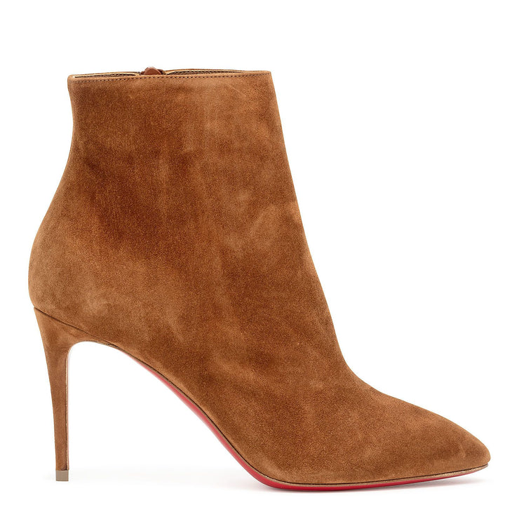 Eloise booty 85 tan suede ankle boots