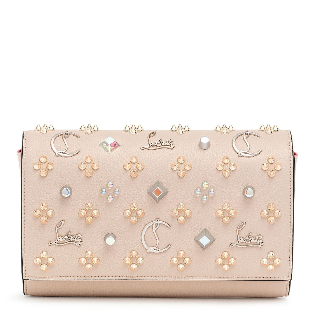 Christian Louboutin | Paloma beige Loubinthesky clutch | Savannahs