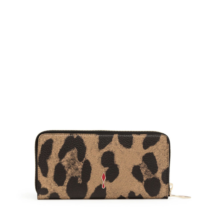 Christian Louboutin, Panettone leopard print leather wallet