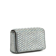 Zoompouch silver leather pouch