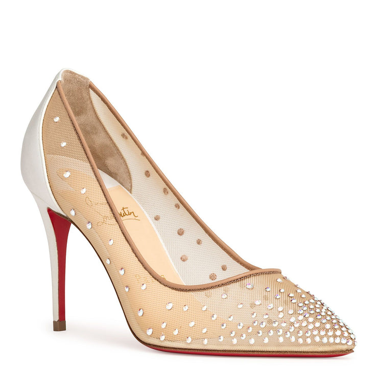 Red bottom Follies Strass strass bridal shoes by Christian Louboutin  Louboutin  wedding heels, Louboutin wedding shoes, Christian louboutin