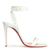 Jonatina 100 pvc and white leather sandals