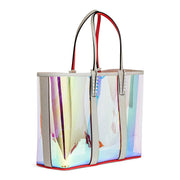 Cabata holographic vinyl and glitter tote