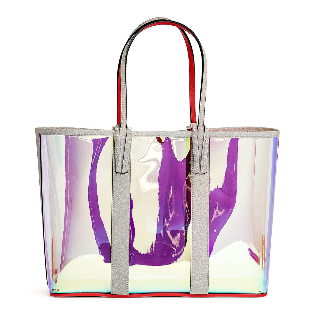 Christian Louboutin | Cabata holographic vinyl and glitter tote
