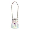 Marie Jane holographic vinyl and glitter bucket bag